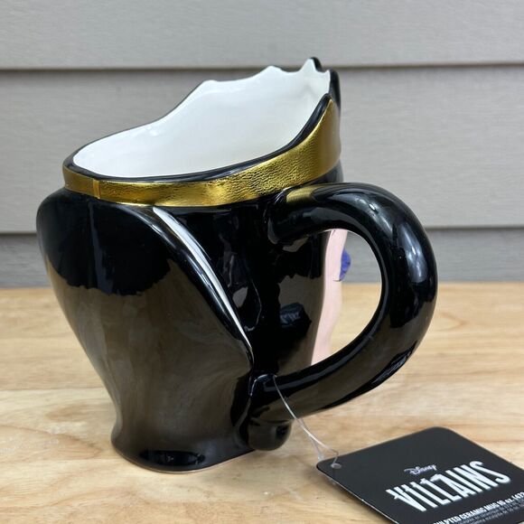 Snow White Grimhilde Ingrid Disney Bioworld Evil Queen Mug Cup Sculpted Ceramic - Picture 7 of 14